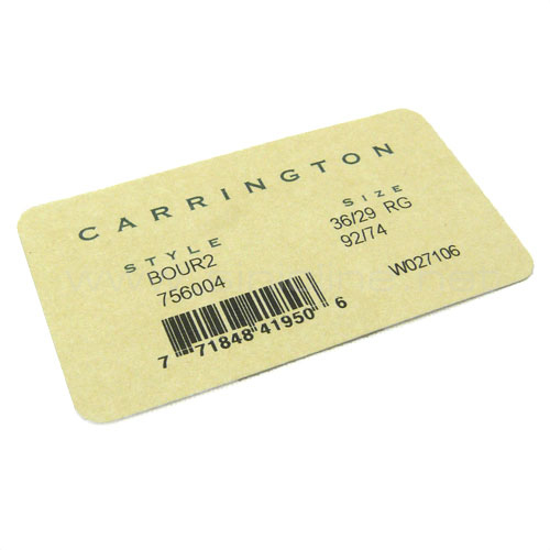 Barcode label (BL002)