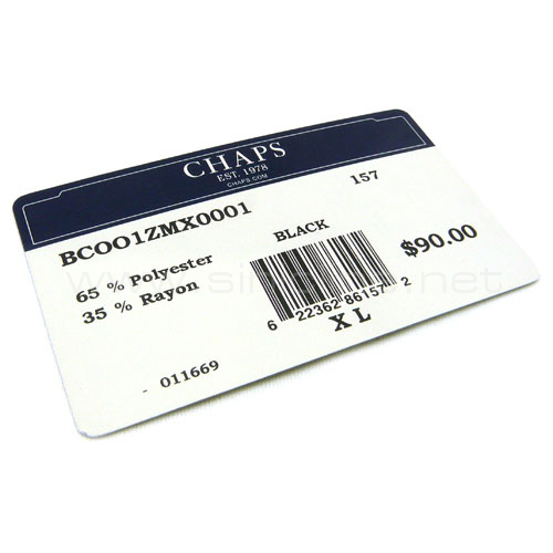 Barcode label (BL008)