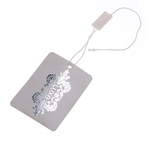 Hangtags in silver foil HT510