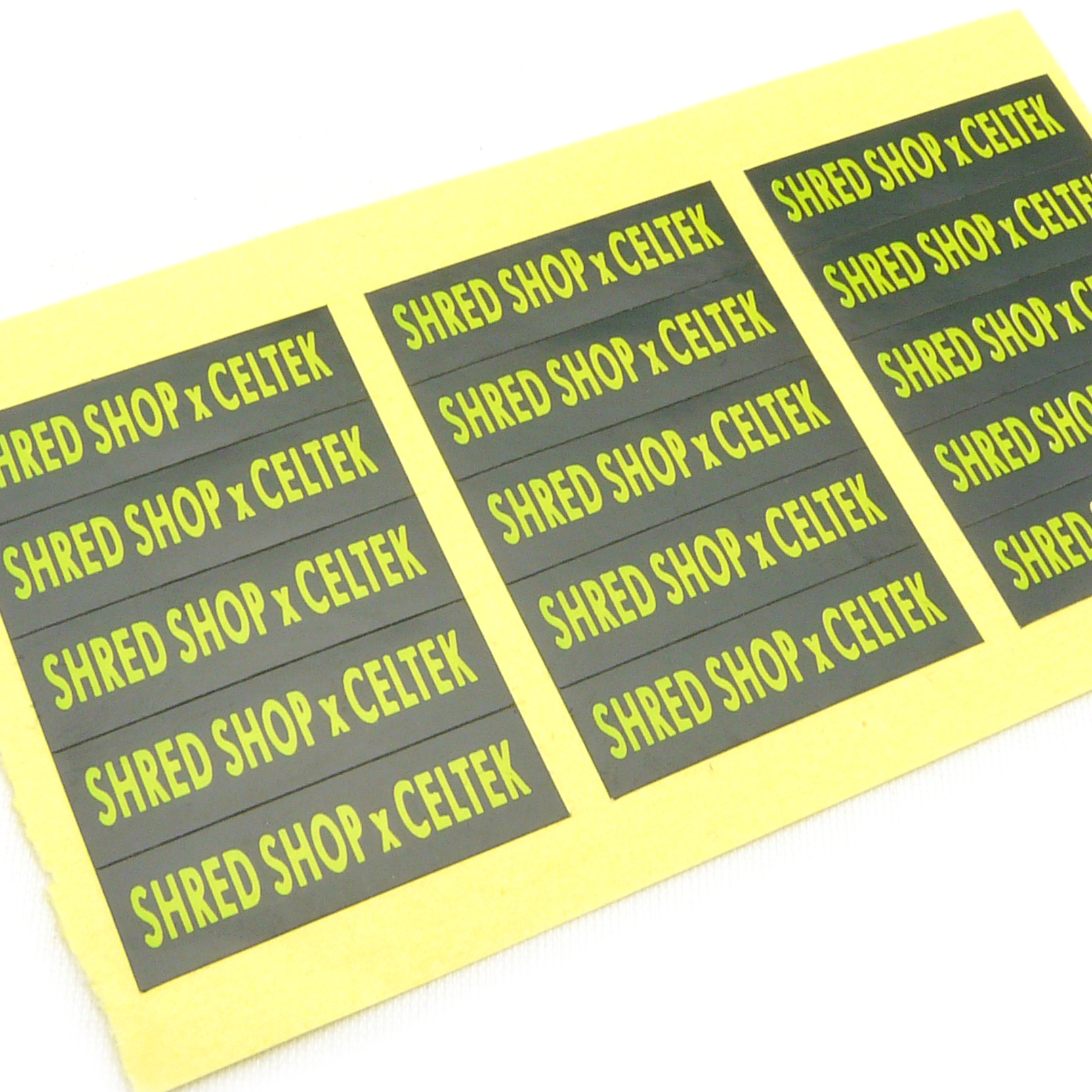 Sticker labels（SL123）