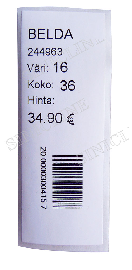 Sticker labels（SL139）