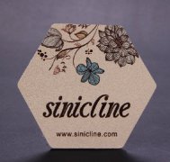 Sinicline Custom PU Leather Label with Logo Printing LL066