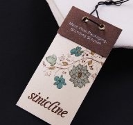 Sinicline Custom Pearl Paper Hang Tag HT300