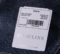 Sinicline New Barcode Price Ticket with Foil Stamping