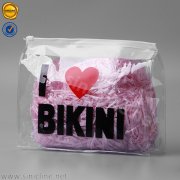 Clear PVC bikini ziplock packaging bag ZLB-01