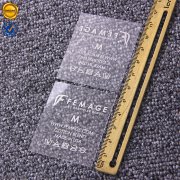 Clear heat transfer care labels IT013