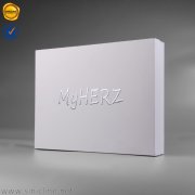 Silver foil stamped logo box BX179