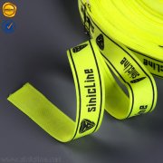 Personalised fluorescent yellow ribbon PL115