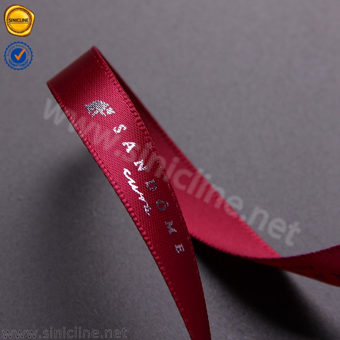 Wine red luxury ribbon PL122