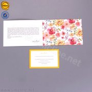 Sinicline fold over thank you card HT358