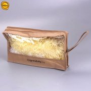 Non woven zipper bag with see-through window JEBG-AGS-01