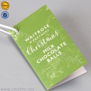 Milk Chocolate Ball Hangtag ADHT-FL1-134B