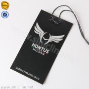 Black Embossed Hang Tag ADHT-SL8-001