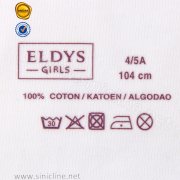 Heat Transfer Size Labels On Clothing SNTL-WL-008
