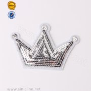 Crown Embroidery Sequin Patch SNEM-FY-069